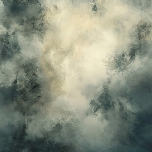 烟雨蒙蒙的天空