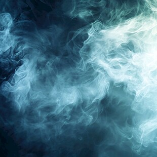 神秘蓝色烟雾纹理