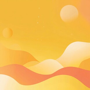 阳光下的抽象山脉