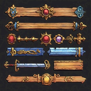 神秘宝箱元素集合