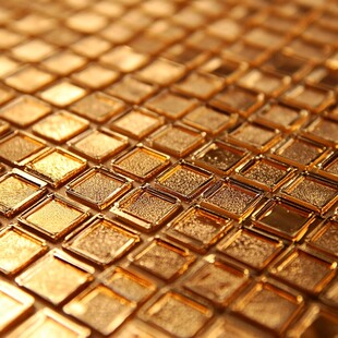金色正方形瓷砖