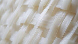 编织纹理的近距离观察