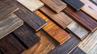 木地板样品展示