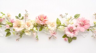 花卉与蕾丝的优雅结合