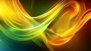 五彩斑斓的抽象波浪