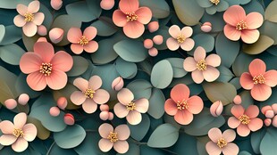 春日里 花朵盛开