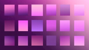 紫色渐变背景的矩形图案