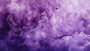 紫色泡沫抽象画