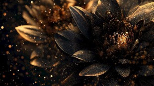 金色花瓣的神秘之花