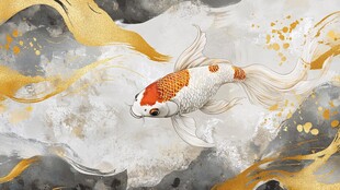 金鱼与抽象艺术