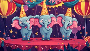 马戏团欢乐大巡游