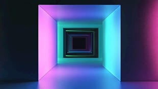 霓虹走廊的深度