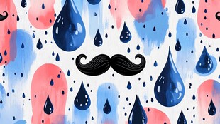 雨中胡须的奇妙舞蹈