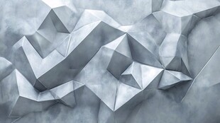 抽象金属几何图形