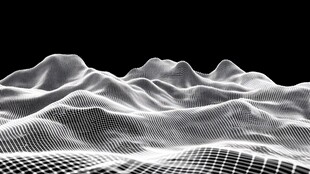 抽象的数字地形