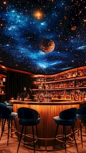 星空下的酒吧