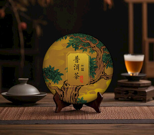 茶饼包装  下载为展开图