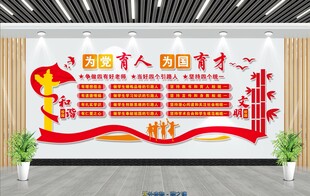 师风师德建设文化墙