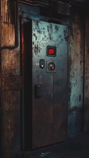 生锈的电梯间