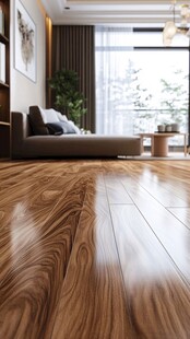 现代客厅木地板风格