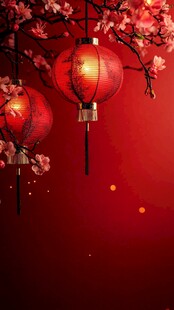 春暖花开 红灯高挂