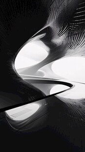 光影下的建筑隧道