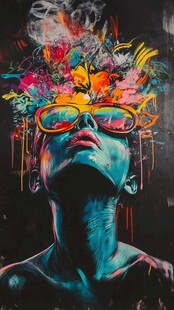 色彩爆炸的内心世界