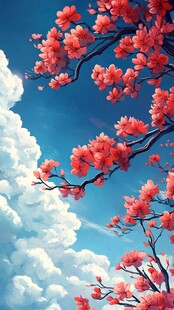 樱花与天空