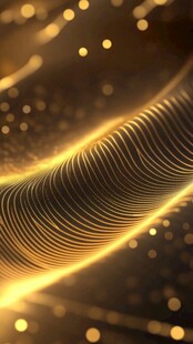 金色光线抽象图案