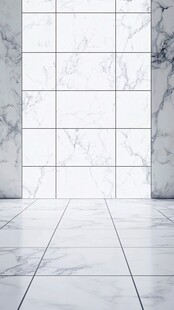 白色大理石室内空间