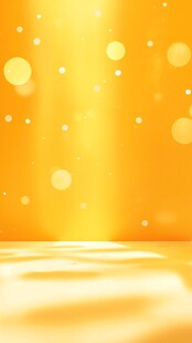 橙色光影下的抽象景象