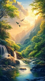 山谷的黄金时刻