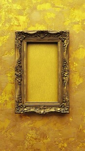 金色相框 艺术气息浓厚