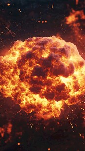 火热的爆炸