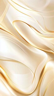 金色抽象波浪