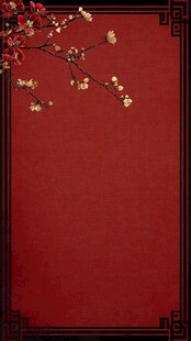 红梅绽放 中国风情