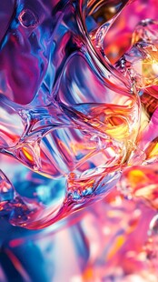 抽象的色彩漩涡