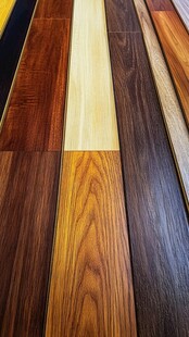 木地板样品展示