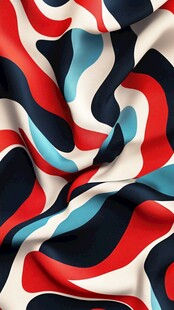 抽象图案的流动之美