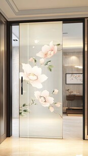 彩绘玻璃门艺术装饰