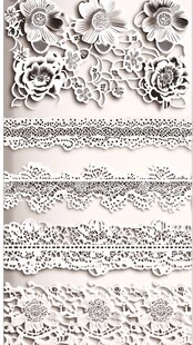 蕾丝花边图案与应用