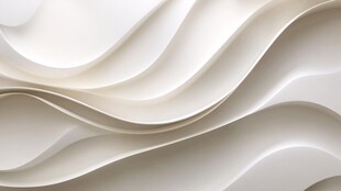 抽象的白色波浪