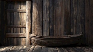 古朴的木制室内