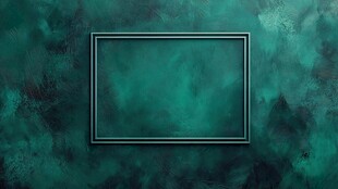 绿色抽象背景与方形框架