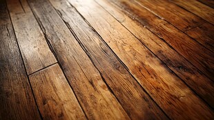 木地板的温暖和质感