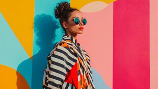 时尚与色彩的碰撞