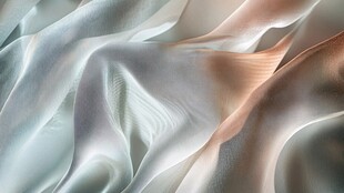 流动的薄纱之美