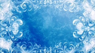 冰雪奇缘的冬日仙境