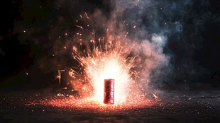 火花四溅的夜晚