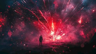 红色爆炸与孤独的人